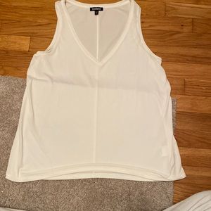 Express white tank top